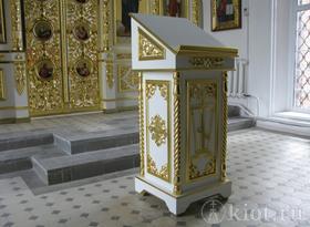 Аналой №6 праздничный, резной, покрытый сусальным золотом Аналой №6 праздничный, резной, покрытый сусальным золотом