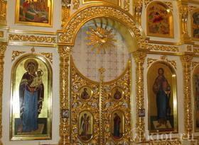 Иконостас напольный в Истомино Иконостас напольный в Истомино