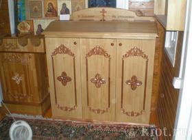 Тумба для церковных записок резная Тумба для церковных записок резная