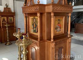 Киот напольный вокруг колонны в Храм Казанской иконы Божией Матери в Орлово Киот напольный вокруг колонны в Храм Казанской иконы Божией Матери в Орлово