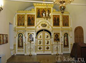 Иконостас двухъярусный резной с позолотой. Храм Богоявления Господня, бывшего Богоявленского монастыря г.Москва Иконостас двухъярусный резной с позолотой. Храм Богоявления Господня, бывшего Богоявленского монастыря г.Москва