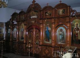 Иконостас тябловый в Преображенском храме с. Крымское Иконостас тябловый в Преображенском храме с. Крымское
