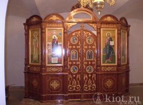 Крестильный иконостас тябловый. Храм г.Долгопрудный Крестильный иконостас тябловый. Храм г.Долгопрудный
