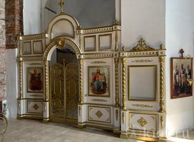 Киот напольный Спасский храм города Серпухова Киот напольный Спасский храм города Серпухова